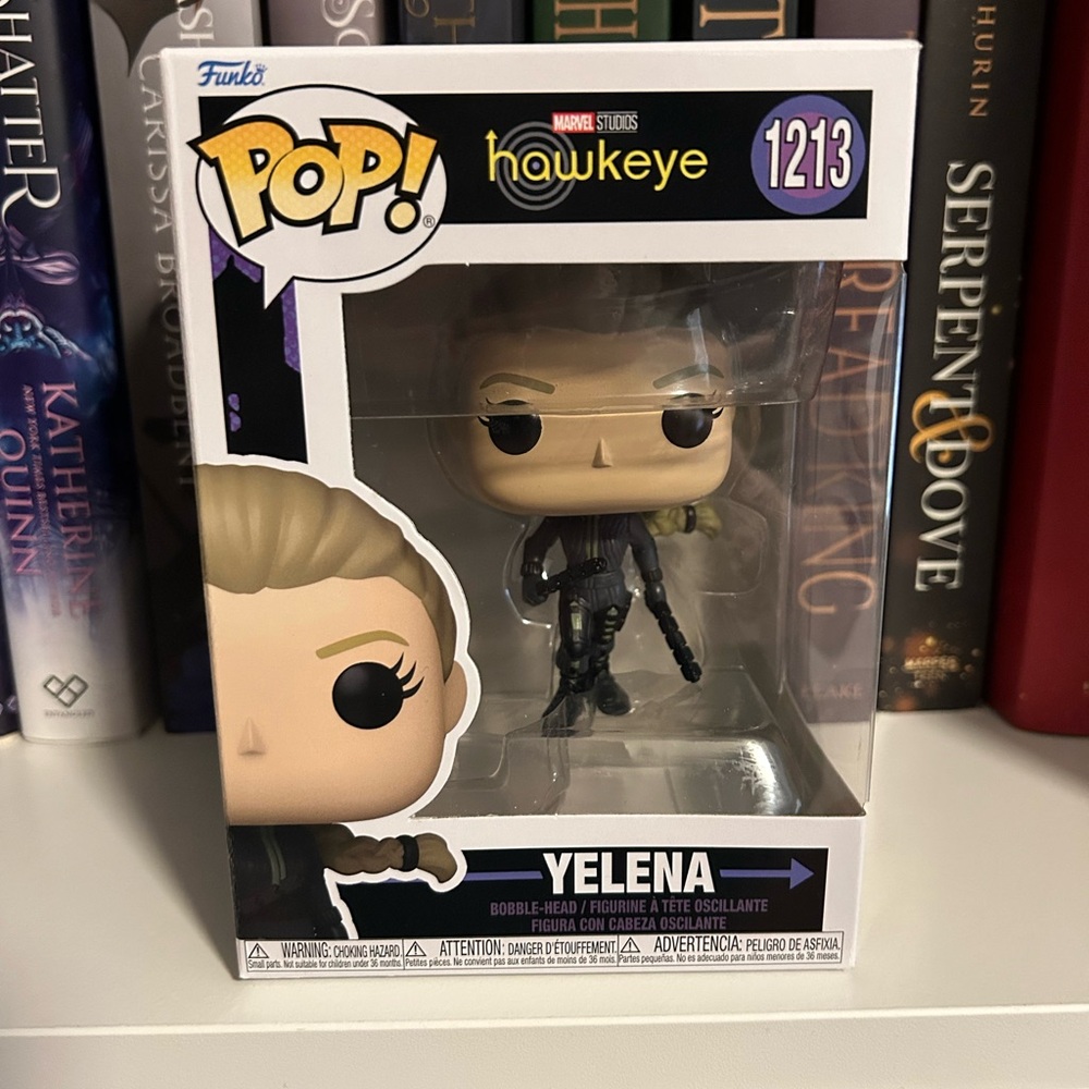 Funko Pop! Marvel Yelena in Black and Tan
